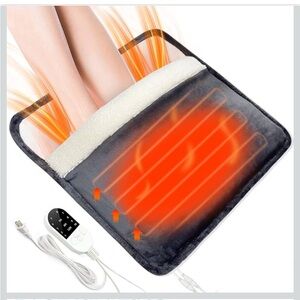 Electric heated foot warmer